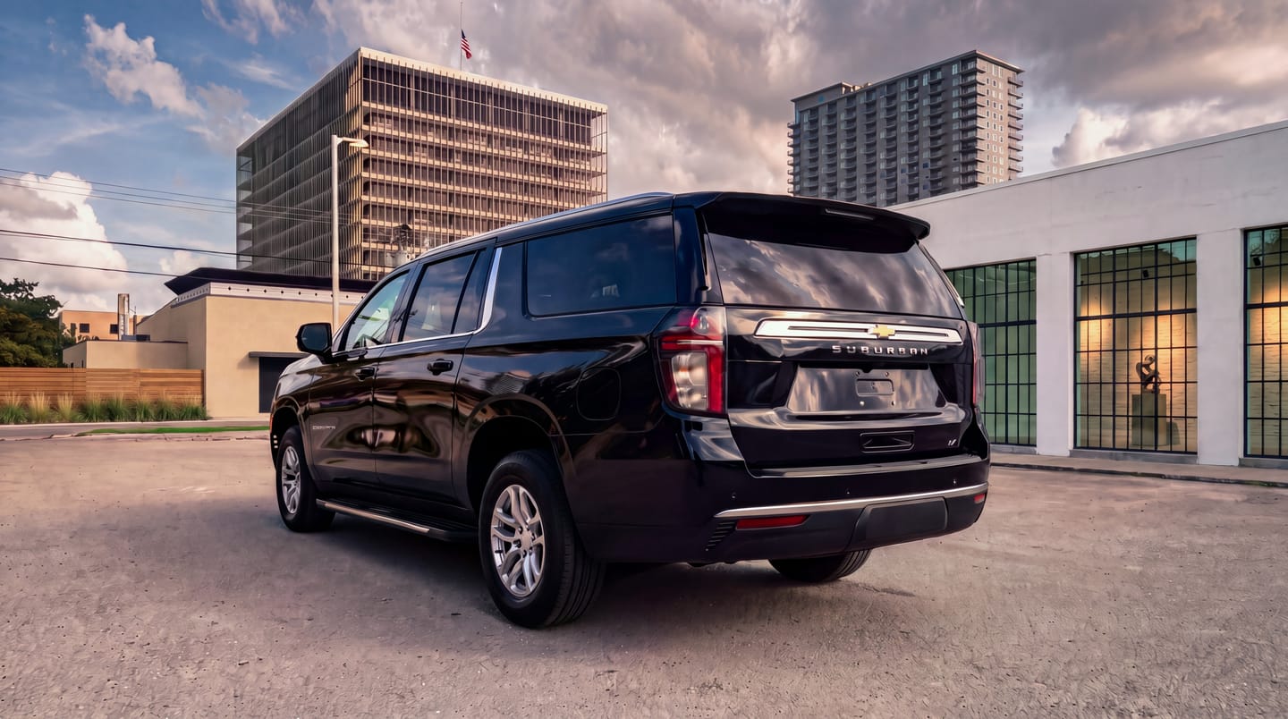 2024 Black Chevrolet Suburban LT in Houston