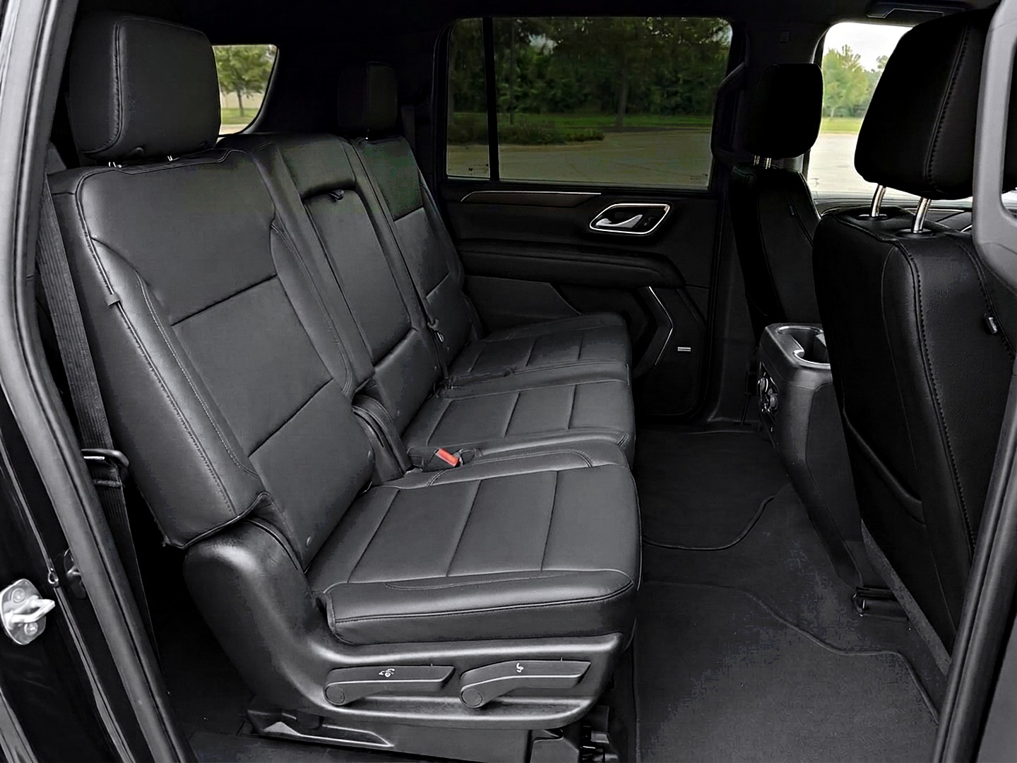 Second-row seating and generous legroom